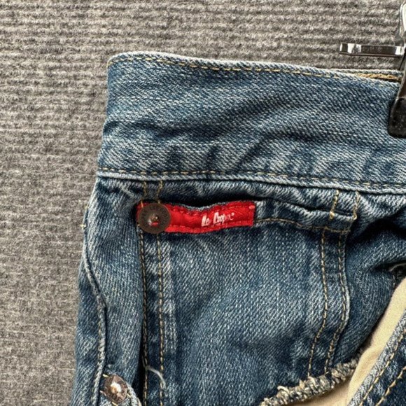 Lee Cooper Harry Style Straight Leg Dark Wash Blue Denim Jeans Mens Size 40 w - Picture 4 of 13